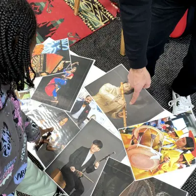 Séances de médiation par la musique